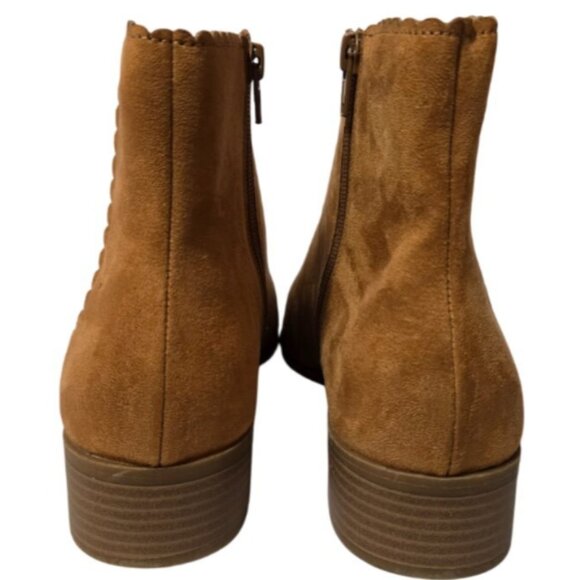 Charter Club Women Daxi Microsuede Camel Micro Ankle Boots (Size: 9 Medium) NiB - Picture 14 of 16